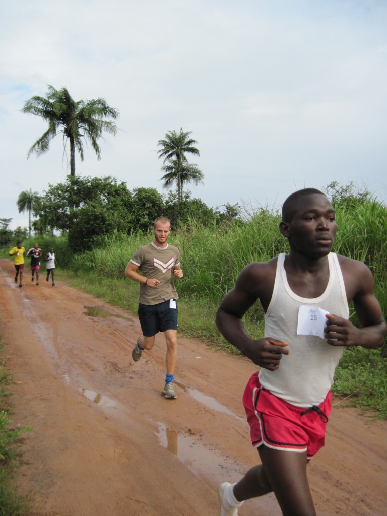 Masanga sport dag løb i Sierra Leone