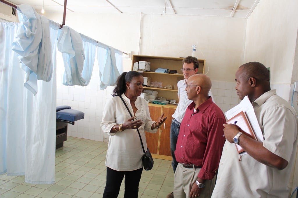 Health minster visiting Masanga Hospital Sierra Leone 