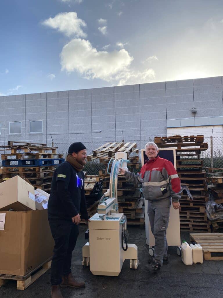 Lasse Bækgaard Schytte (t.v) og Steffen Skov Hansen (t.h), Ingeniører Uden Grænser.